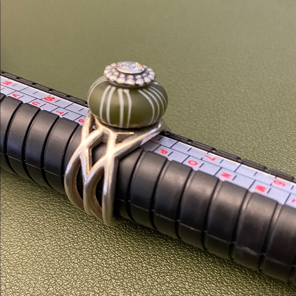 Marcus Max Sterling Silver Interchangeable Ring 8… - image 5